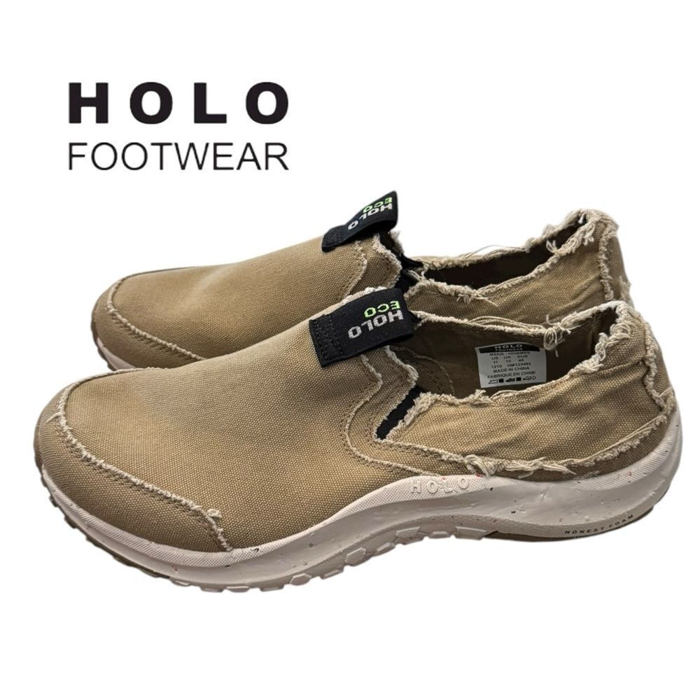 New Holo Footwear Athena Moc Canvas Slip-On Sneakers Loafers Shoes 11